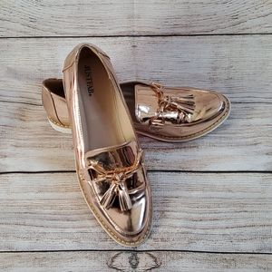 Rose Gold Loafers